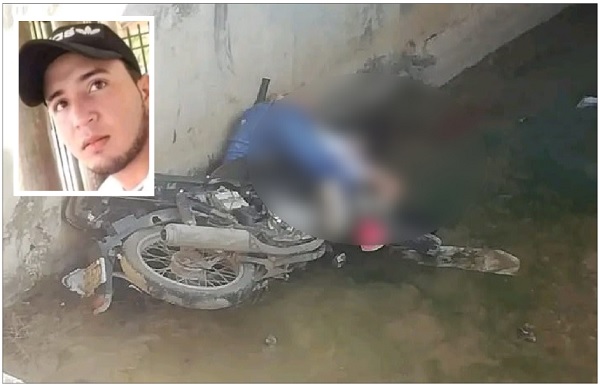 Harold Arrieta, primo de Elkin con quien iba en la moto, murió en el lugar de los hechos.