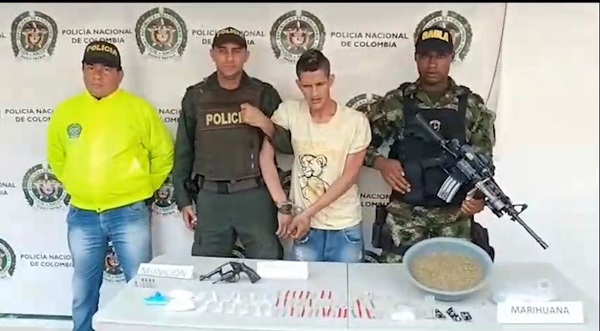 Remberto Julio Monsalvo Aragón, fue hombre capturado en zona urbana del municipio de Sitionuevo, Magdalena.