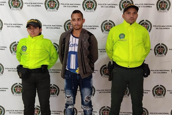 Yoryi Segovia Zambrano, fue capturado por la Policía del Magdalena en el municipio de El Banco.