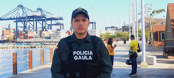 Jonathan Espitia García, comandante de Gaula Policía Magdalena.