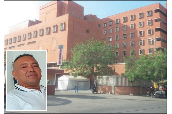 Endris Manuel Manga Jiménez, dejó de existir cuando recibía asistencia médica en el Hospital ‘Julio Méndez Barreneche’.