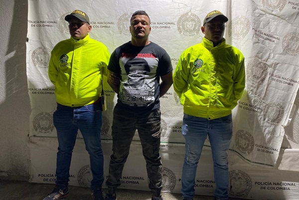 Jhon Alexander Palacio Mercado, fue detenido por la Policía Metropolitana de Santa Marta.