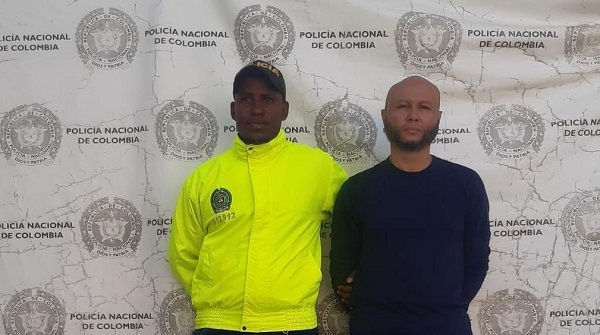 David Martínez Palencia, fue capturado por personal de la Policía Metropolitana de Santa Marta.