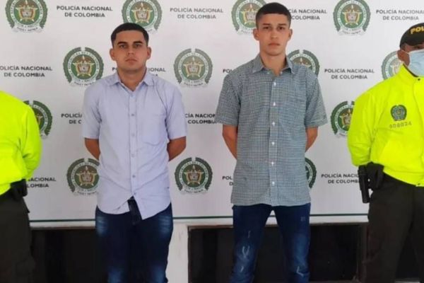 Juan Carlos Coronel Camelo y Juan José Coronel Camelo, fueron capturados por la Policía Nacional.