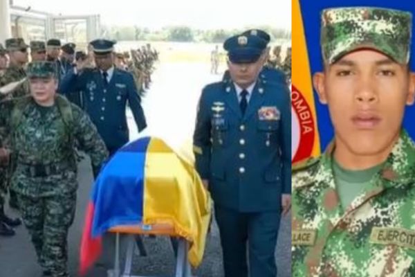 Rafael Fallace Jiménez, joven soldado de 19 años fallecido por el atentado del ELN.