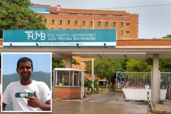 Maldini de Jesús Villarreal, fue llevado al Hospital ‘Julio Méndez Barreneche’ con una herida en el tórax.