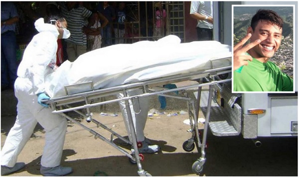 El cadáver de Sergio Andrés Cárdenas Cabrera fue llevado a la morgue de la ciudad.