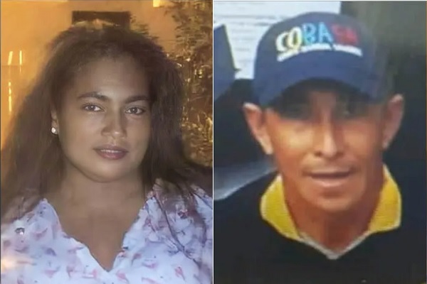 Gloria del Carmen Rodríguez Retamozo, fallecida y Julio César Fonseca, feminicida