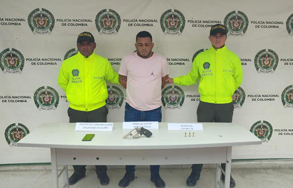 Anderson Dayán Polo fue apresado en un operativo de la Policía Metropolitana.