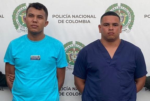 Audio Jesús Polo y Luis Casarrubia fueron detenido en medio de un operativo de seguimiento e inteligencia del Gaula de la Policía.