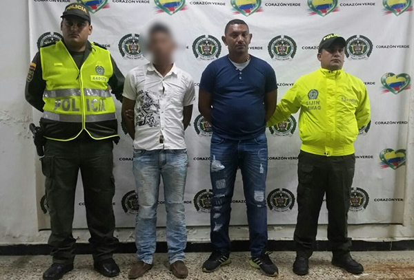 Con esta fotografía tomada en 2016 fue referencia la captura de César Agustín Jiménez, junto con otra persona en Algarrobo, Magdalena.