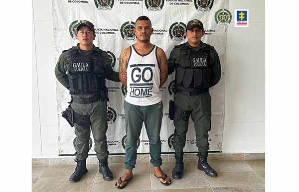 Esneider de Jesús Fontalvo Pimienta, fue capturado en operativo del Grupo Gaula de Policía.
