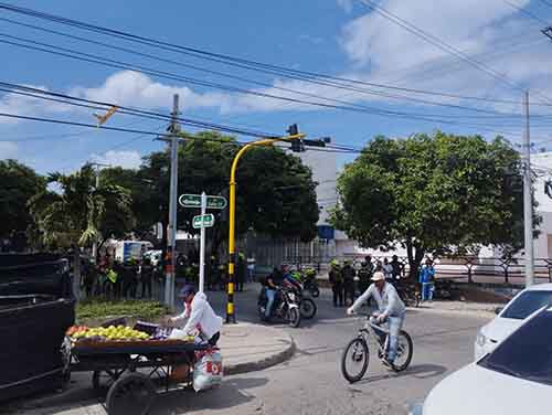 La muerte del mototaxista Erick Melo Solano generó desmanes en diferentes sectores de Santa Marta.