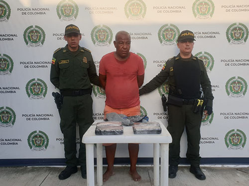 Luciano Barón Noriega, fue detenido por la Policía con una carga de cocaína.as
