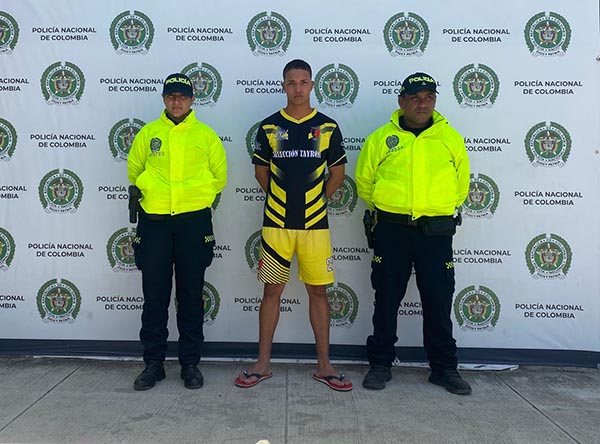 Luis Alberto Zapata Cuenta fue capturado por la Fiscalía Magdalena en coordinación con la Policía Metropolitana.