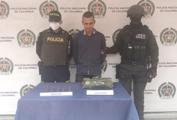 Yerinton Samper Moreno, fue capturado por la Policía Metropolitana en Puebloviejo, Magdalena.