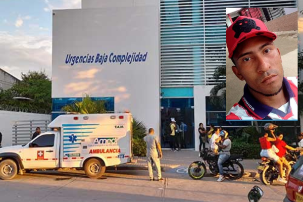 José Robinson Merchán Molina fue llevado por sus familiares a la Clínica Los Nogales.