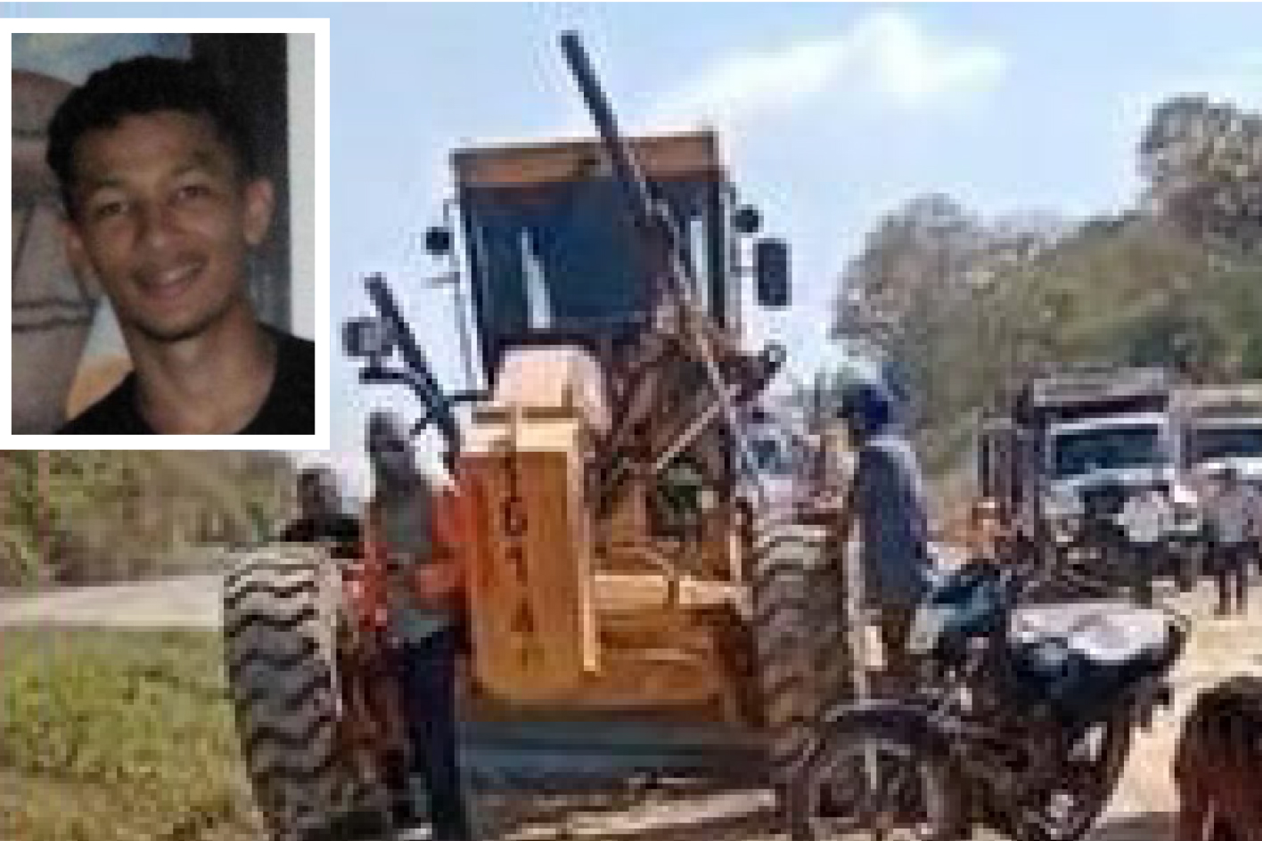 Carlos Farid Escobar Ahumada fue el joven que murió al ser arrollado por una máquina cuando laboraba.