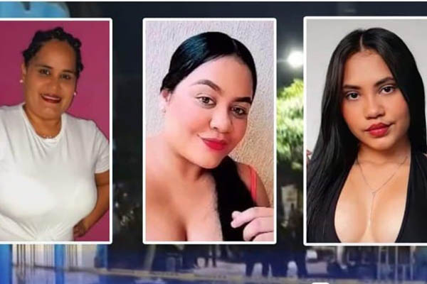 Sandry Mugno y sus dos hijas, Michel y Betsy Liliana Vergara Mugno, asesinadas el 29 de noviembre.