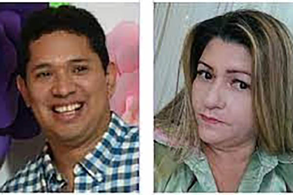 Luis Alberto Aarón Viloria, hermano menor de la exdiputada del Magdalena, Claudia Patricia Aarón; su hija de 10 años Claudia Helena Aarón y su suegra, Piedad Peñaranda, asesinados.