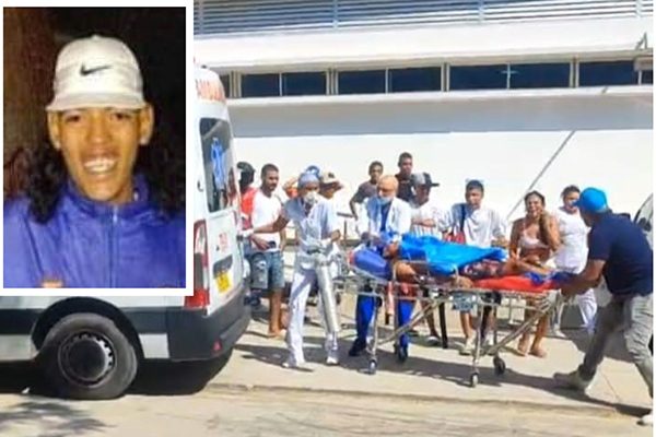 William Yamit De La Cruz Morales, fue llevado inicialmente al centro de salud del barrio Bastidas.