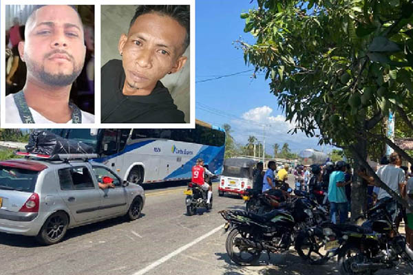 Jader Cantillo Jiménez e Iván Javier Vives, asesinados a tiros en hechos aislados en Ciénaga. Foto panorámica York de la Calle.