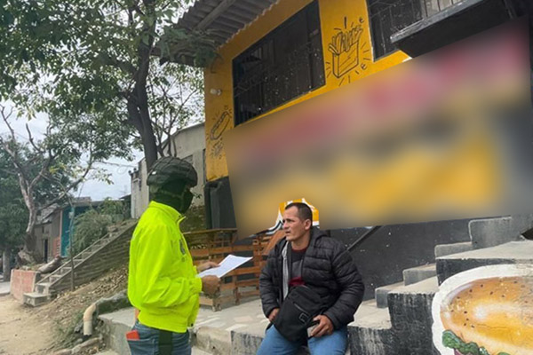 Alexander Bonilla Moncada fue capturado por la Policía Metropolitana de Santa Marta en Bonda.