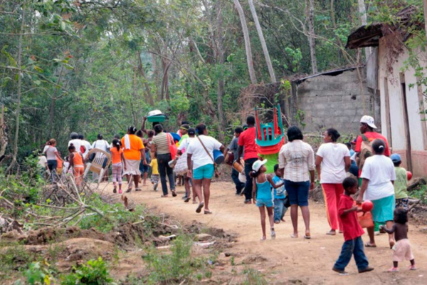 Las víctimas son 300 familias que habitan en seis comunidades indígenas. Foto tomada de Internet Universidad Javeriana.