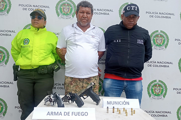 El implicado fue dejado a disposición de la Fiscalía General de la Nación Seccional Magdalena.