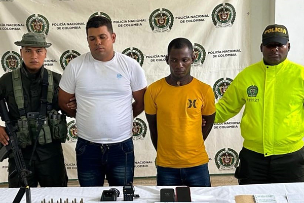 Andrés Alfonso Salas Gutiérrez, y Jorge Eliécer Vergara Terán fueron dejados a órdenes de la Fiscalía Seccional Magdalena.