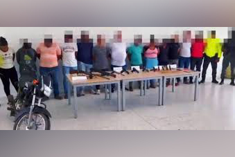La operación fue realizada luego de que militares recibieron denuncias de secuestros y extorsiones en la zona.