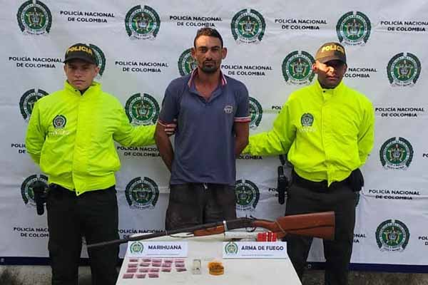 Dison Martínez, fue apresado en el corregimiento de Medialuna, en Pivijay, Magdalena.