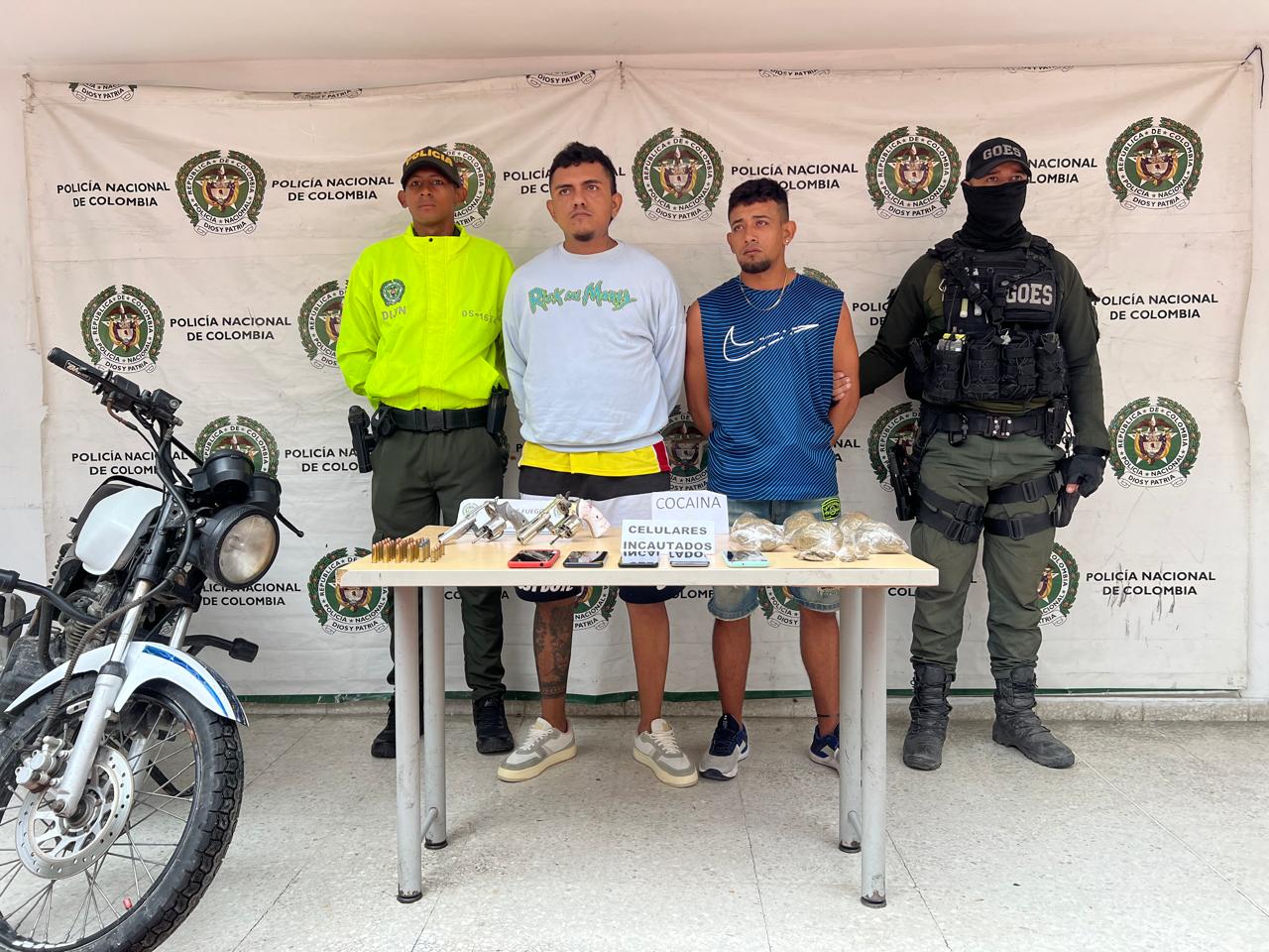alias "Yerlis" y alias "Pipe Bareta", sicarios capturados  