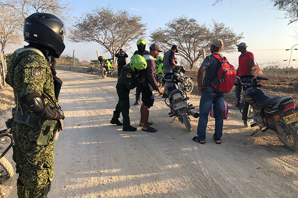 Las acciones fueron adelantadas por personal de los gaulas Militar y de Policía. Foto referencia tomada de internet Háblalo Noticias