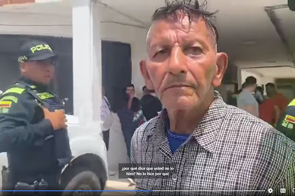 Lubin José Chinchilla Carrascal, presunto sospechoso del asesinato de una menor de edad en Aguachica, Cesar.