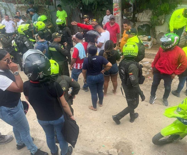 Operativos realizado en el barrio El Pando/Redes