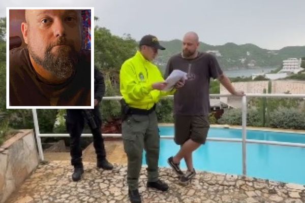 Patrick Schmitz, capturado en un operativo realizado por personal de la Policía Nacional.