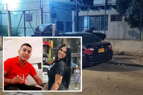 Marcos Gómez Araque y su novia Natalia Vives Niño, fueron atacados a tiros cuando se movilizaba en un vehículo particular de alta gama. 