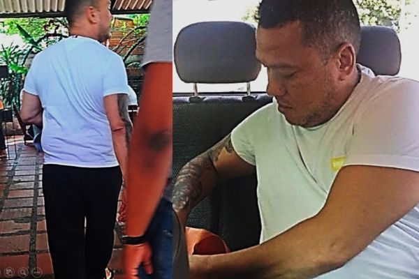 Álvaro Rafael Gómez Añez y Jorge Eliécer Sánchez Casadiego, capturados por narcotráficos.