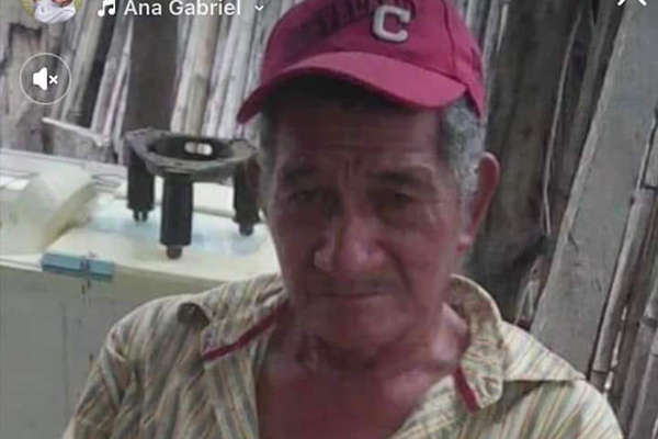 Emil Alberto Gamarra Flórez, anciano muerto en la zona urbana del municipio Santa Bárbara de Pinto.