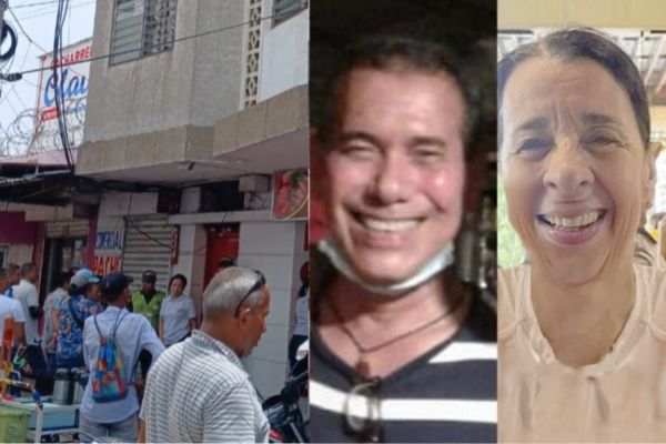 El abogado José Van Leenden Salcedo y su esposa, Martha Granados Redondo.