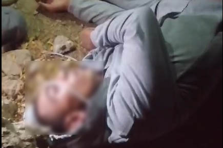 El cuerpo sin vida de Hernán Osorio quedó en plena vía pública del barrio Santa Mónica, el nororiente de Santa Marta.