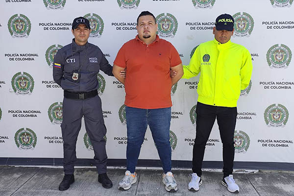 Javier Danies Martínez Altahona, capturado por la Fiscalía del Magdalena por el delito de homicidio.