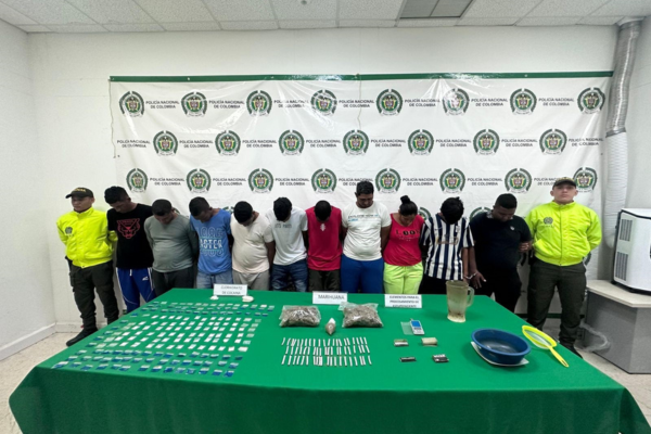 Didier Sergey Bermúdez Ariza, Jeferson Pérez Barandica, Ricardo José Pérez Londoño, Heiner Alcides Pinedo Peñaranda Jolman Jesús Herrera López, José Luis Martínez González, Katherine Pérez Barandica, Steven Gabriel Acosta Ternera, Esneider de Jesús López Hernández y Camilo José Avilés de Hoyos, capturados.   