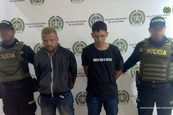 Luis Roberto Bermúdez Pacheco y John David Correa Peinado procesados por homicidio y porte de arma de fuego.