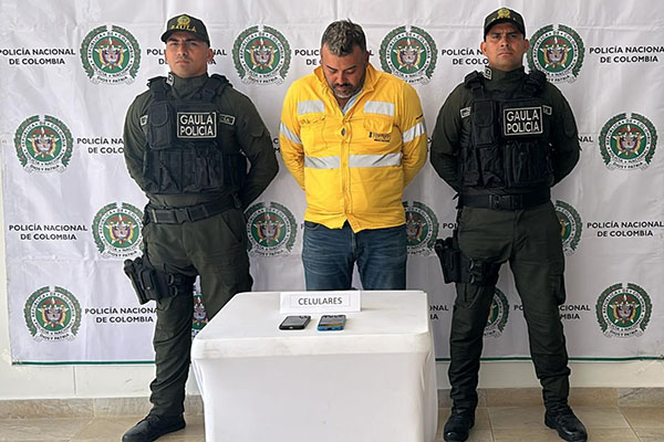 Juan Carlos Guerra Díaz, fue dejado a disposición de la Fiscalía General de la Nación.