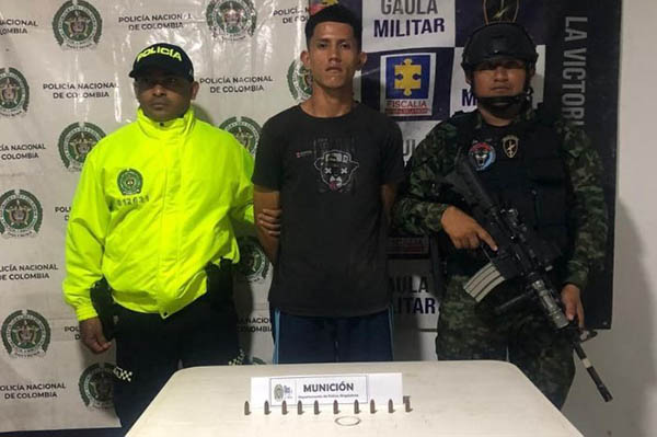 Jesús Manuel Espinosa fue capturado en operativo de la Policía del Magdalena y el Gaula Militar.