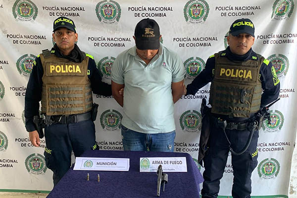 Rafael Antonio Rodríguez, deberá responder ante las autoridades por porte ilegal de armas de fuego.