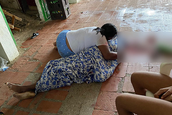 Familiares de Breidis de Jesús Martínez Barrios llegaron hasta el lugar en donde fue asesinado.