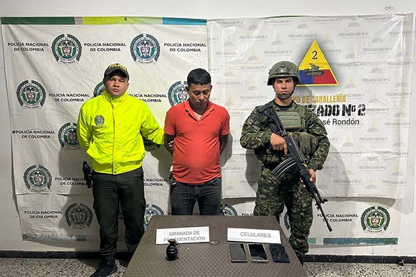 Nilson Emigdio Villa Tapias, fue dejado a disposición de la Fiscalía General de la Nación.